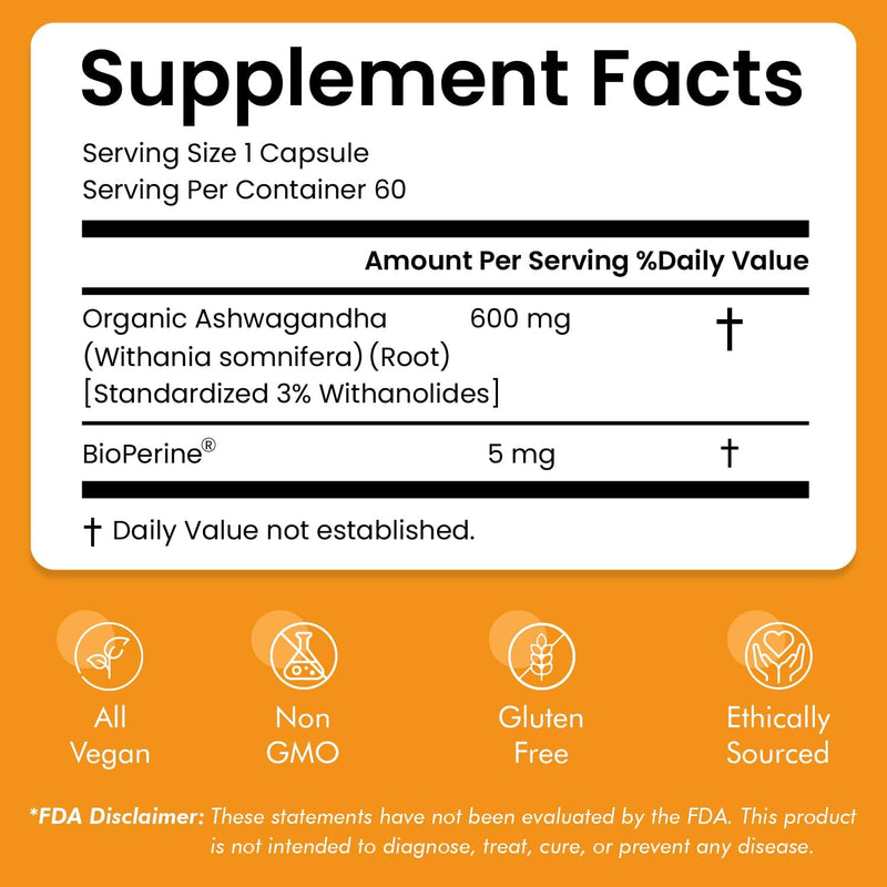 organic-ashwagandha-600mg---60-count-2-month-supply---vegan---bioperine-for-improved-absorption---stress-mood-wellbeing-support-2