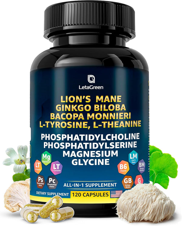 organic-lions-mane-supplement-capsules---120-real-mushrooms-lions-mane-capsules-with-ginkgo-biloba-herb-bacopa-monnieri---nootropics-brain-support---lion-mane-mushroom-supplement-1
