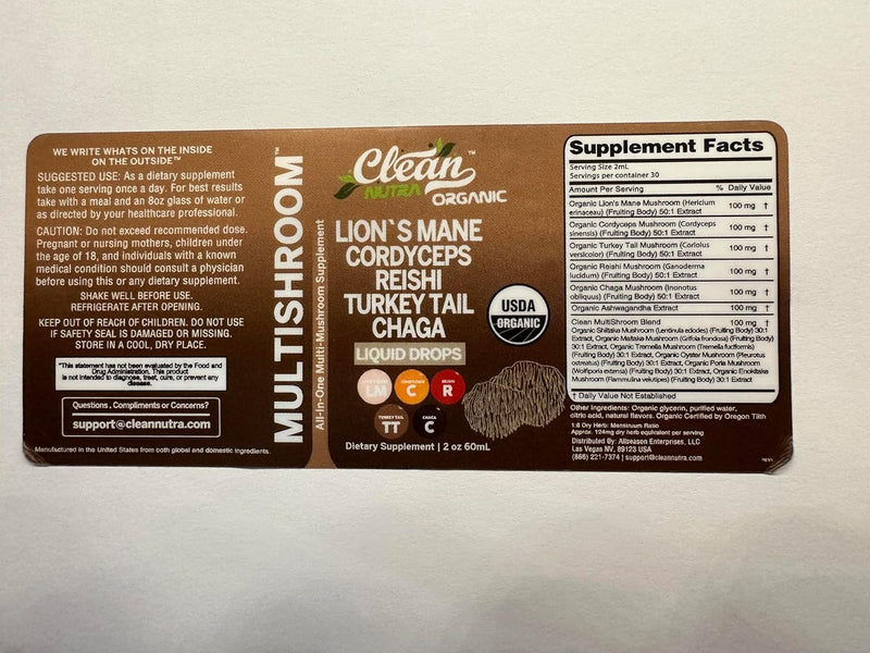 organic-mushroom-supplement-liquid-drops-with-lions-mane-turkey-tail-cordyceps-reishi-chaga-shitake-maitake-tremella-oyster-mushrooms-poria-and-enokitake-mushrooms-complex-blend-by-clean-nutra-5