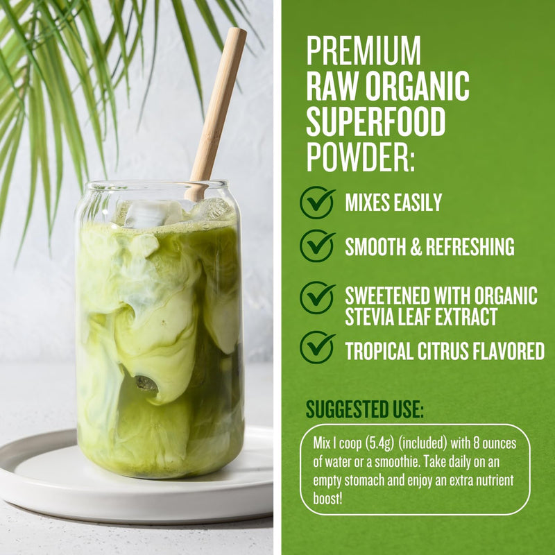 organic-raw-wheatgrass-juice-powder---usda-certified-organic-wheatgrass-powder-wchlorophyll-trace-minerals-natural-enzymes---ultra-concentrated---citrus-flavor---28-servings-5