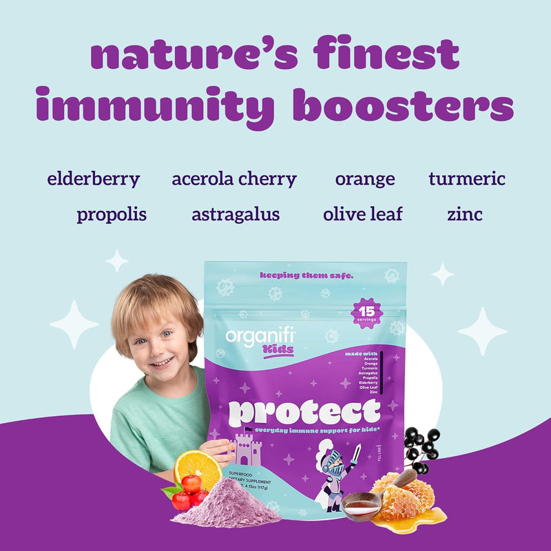 organifi-kids-protect---everyday-immune-support-for-kids-with-elderberry-acerola-cherry-and-zinc---berry-flavored-immunity-powder---plant-based-vegan-and-no-gluten-dairy-or-soy---15-servings-3