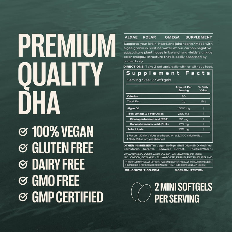 orlo-prenatal-dha---prenatal-dha-omega-3-supplement---triple-strength-omega3s---vegan-dha-epa---algae-omega-3-oil---supports-brain-development-during-pregnancy-lactation-60-mini-softgels-10