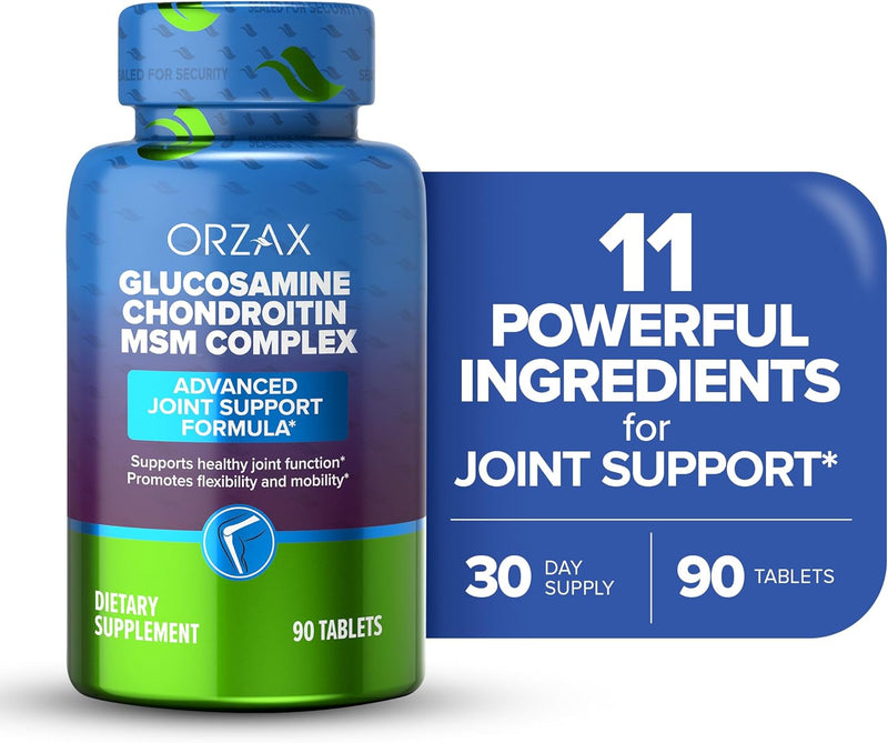 orzax-all-in-one-joint-support-supplement-with-glucosamine-chondroitin-msm---turmeric-collagen-bromelain-boswellia-extract-capsules-function-comfort---90-tablets-2