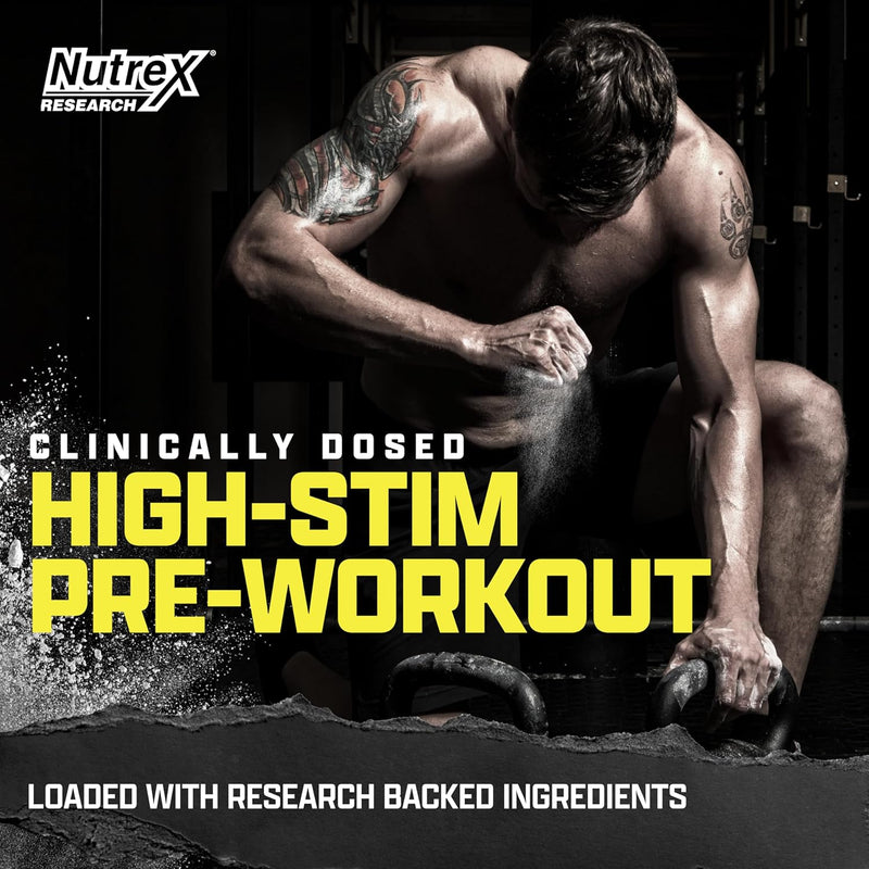 outlift-amped-max-dosed-high-stim-pre-workout-powder-6g-citrulline-32g-beta-alanine-alpha-gpc-cognatiq-extreme-energy-massive-pumps-electrolytes-nootropics-blueberry-lemonade---22-serv-3