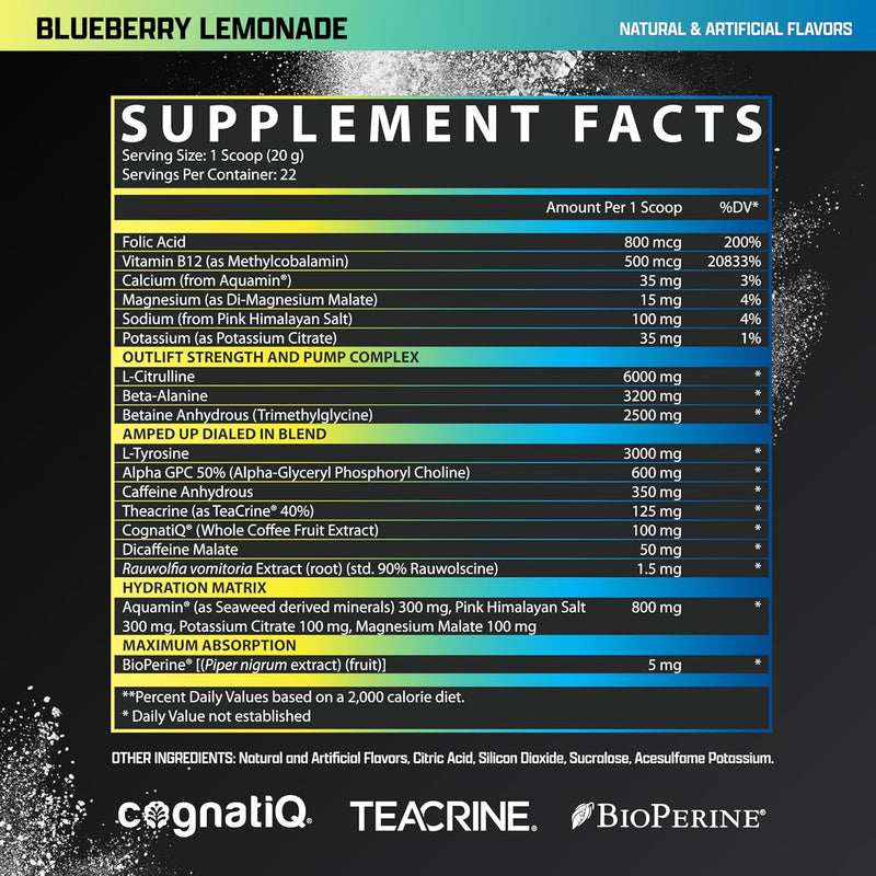 outlift-amped-max-dosed-high-stim-pre-workout-powder-6g-citrulline-32g-beta-alanine-alpha-gpc-cognatiq-extreme-energy-massive-pumps-electrolytes-nootropics-blueberry-lemonade---22-serv-7