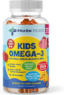pharm-picked-kids-age-4-omega-3-gummies---pectin-based-heavy-metal-tested-no-fishy-aftertaste---natural-omega-oils-epa-dha---supports-healthy-brain-function-vision-heart-health-60-gummies-1