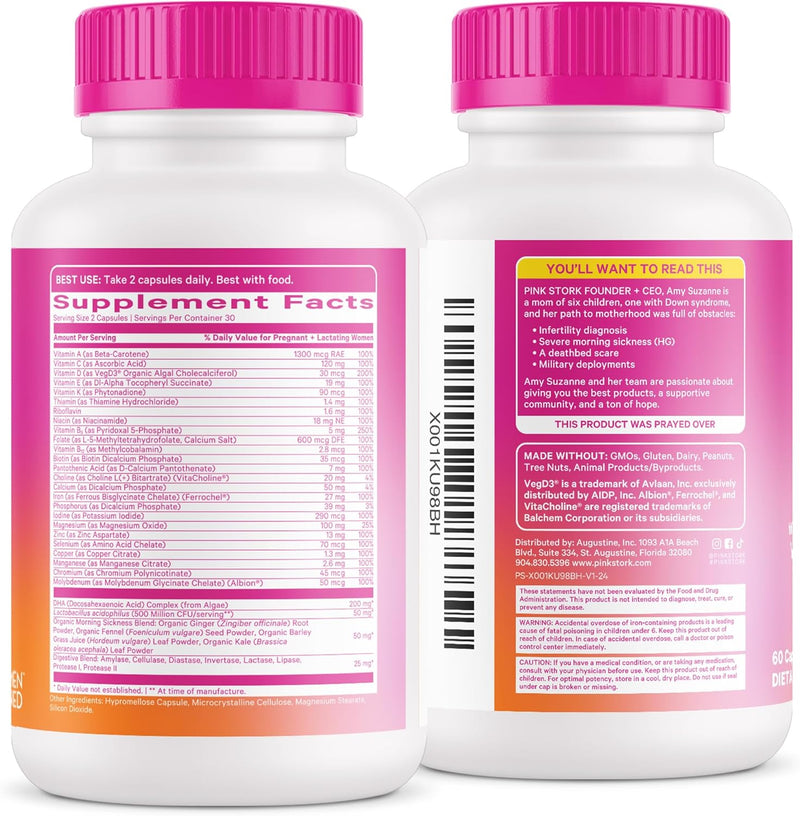 pink-stork-premium-prenatal-vitamin-for-women---organic-whole-food-ingredients-multivitamin-probiotics---morning-sickness-digestion-energy---folate-b6-iron---60-capsules-7
