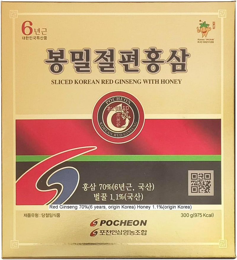 pocheon-300g106oz-6years-korean-panax-red-ginseng-slice-with-honey-saponin-natural-immune-support-1