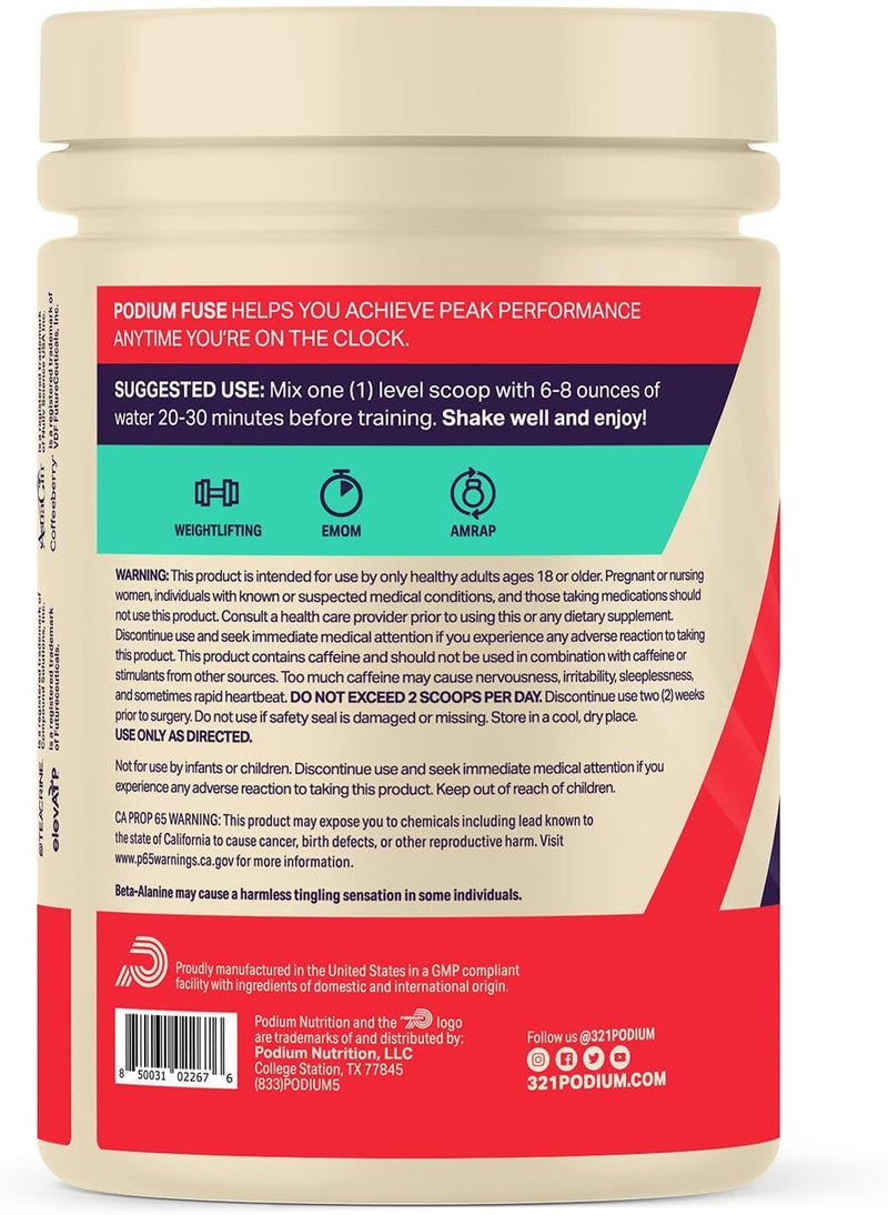 podium-nutrition-fuse-pre-workout-powder-blue-razz-slushie-30-servings-beta-alanine-and-caffeine-for-energy-gluten-free-soy-free-dairy-free-2