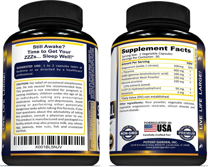 potent-garden-sleep-well-sleep-aid-contains-melatonin-valerian-root-l-theanine-gaba-more-natural-sleep-aid-non-habit-forming-sleep-aids-for-adults-with-60-veggie-caps-4