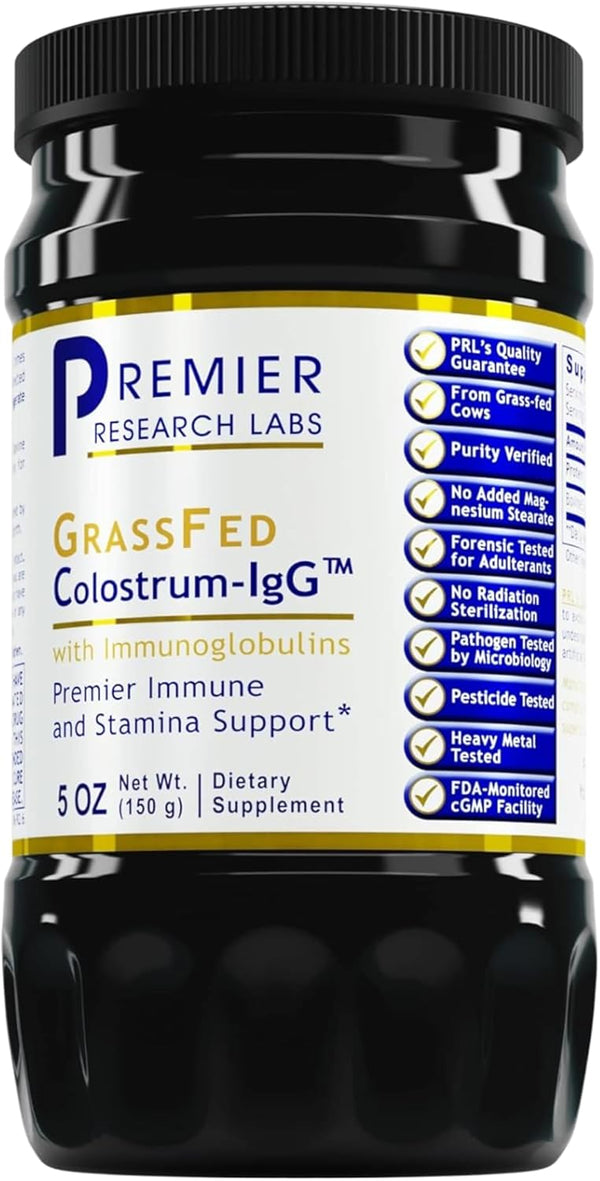 premier-research-labs-colostrum-igg---bovine-colostrum-supplement-for-immune-support---immune-system-support-supplement-formulated-with-grass-fed-colostrum---5-oz-powder-1
