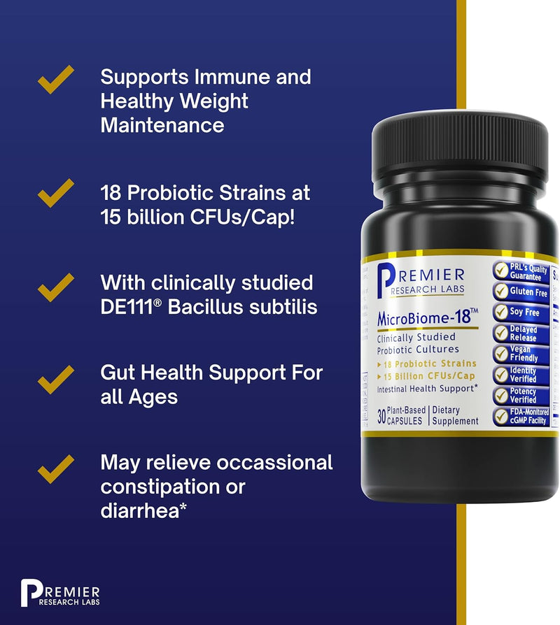 premier-research-labs-microbiome-18---probiotics-for-digestive-health-probiotics-with-lactobacillus-acidophilus-for-women-and-men-reuteri-for-healthy-gut-microbiome---30-vegetarian-capsules-2