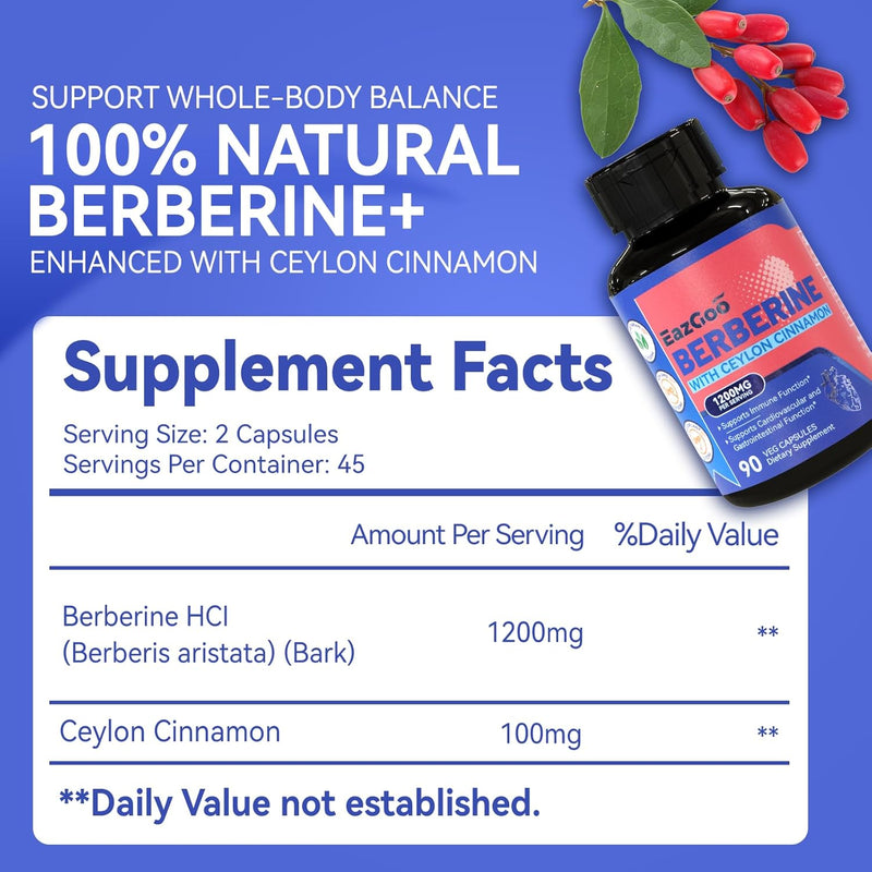 premium-berberine-supplement-1200mg-with-ceylon-cinnamon---90-vegan-capsules---berberine-hcl-supplement-non-gmo-gluten-free-immune-support-2