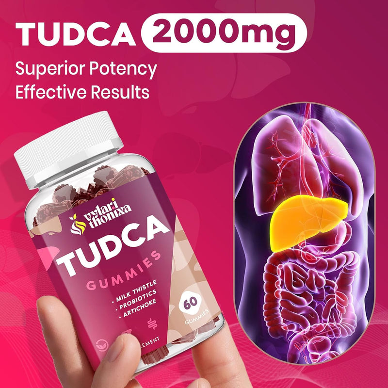 premium-tudca-gummy-supplement---2000mg-high-potency-liver-support-liver-cleanse-detox-repair-with-milk-thistle-artichoke-extract-probiotics-bile-salts---vegan-60-servings-3