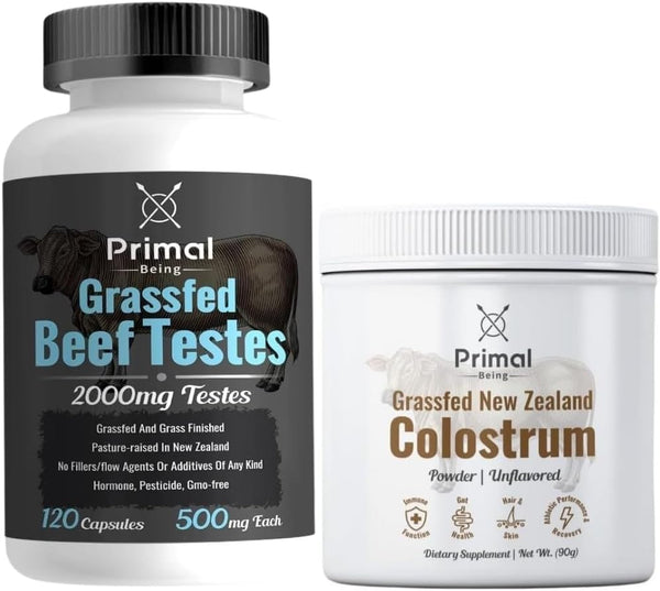 primal-being-grassfed-beef-testes-120-capsules-grassfed-beef-colostrum-90-grams-unflavored-powder-1