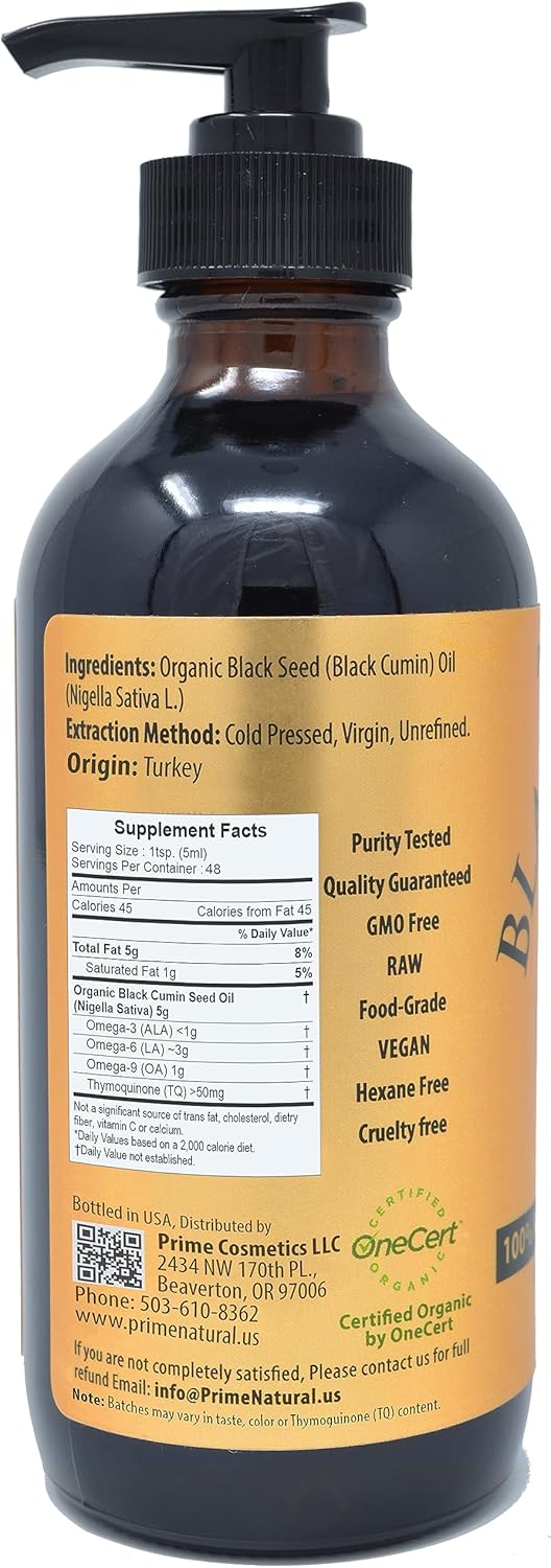 prime-natural-organic-black-seed-oil-8oz-cold-pressed-unrefined-high-thymoquinone-17-usda-certified-turkish-origin-potent-pure-nigella-sativa-liquid-vegan-omega-3-6-9-antioxidant-2