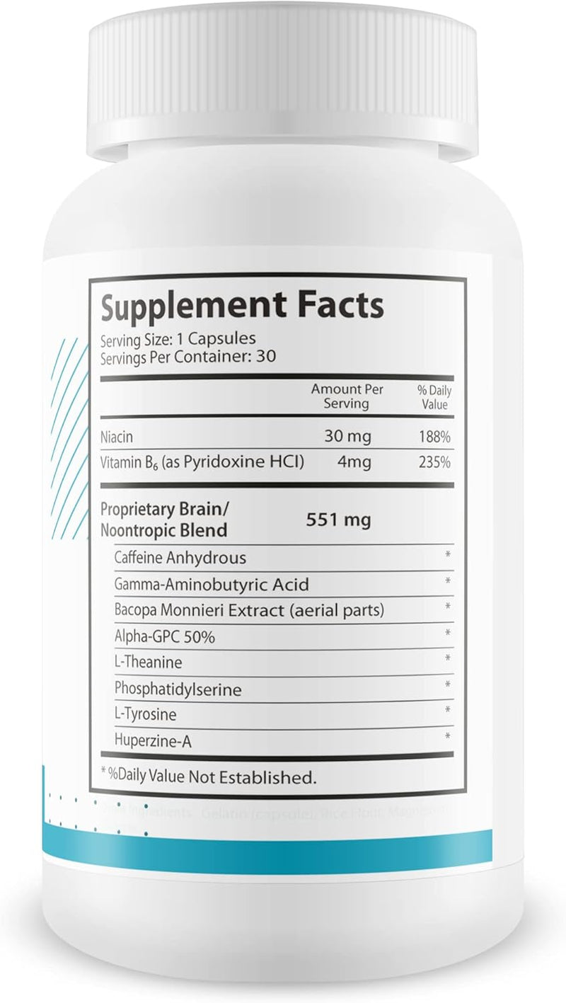 pro-brain-savior---nootropic-brain-supplement---pro-mind-boost-formula-for-memory-focus-clarity---study-pills---bacopa-niacin-caffeine-l-theanine-gaba---promote-memory-retention-learning-2