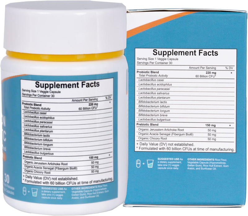 probiotics-60-billion-cfu---10-strains-organic-prebiotics---immune-digestive-gut-health---supports-occasional-constipation-diarrhea-gas-bloating---for-women-men---30ct-2