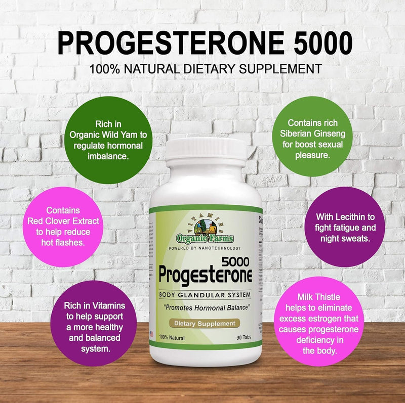 progesterone-5000-kit-of-4---body-glandular-system-dietary-supplement-100-natural-progesterone-pills---formula-to-balance-hormones---progesterone-supplement-360-tablets-2