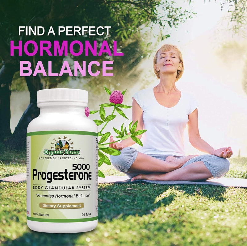 progesterone-5000-kit-of-4---body-glandular-system-dietary-supplement-100-natural-progesterone-pills---formula-to-balance-hormones---progesterone-supplement-360-tablets-3