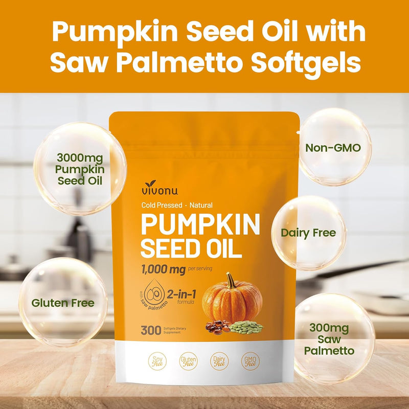 pumpkin-seed-oil-with-saw-palmetto-capsules-cold-pressed-pure-virgin-oil-essential-fatty-acids-phytosterols-300-softgelssupports-hair-urinary-bladder-prostate-health-non-gmo-3