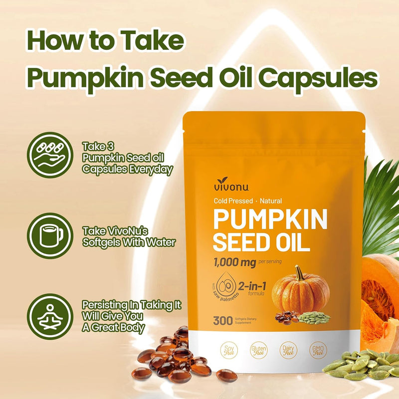 pumpkin-seed-oil-with-saw-palmetto-capsules-cold-pressed-pure-virgin-oil-essential-fatty-acids-phytosterols-300-softgelssupports-hair-urinary-bladder-prostate-health-non-gmo-4