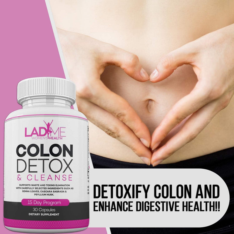 pure-colon-cleanse-detox-15-day-program---herbal-laxative-constipation-relief-with-psyllium-husk-cascara-sagrada-senna-leaves---special-women-intestinal-cleanser-by-ladyme---30-capsules-3