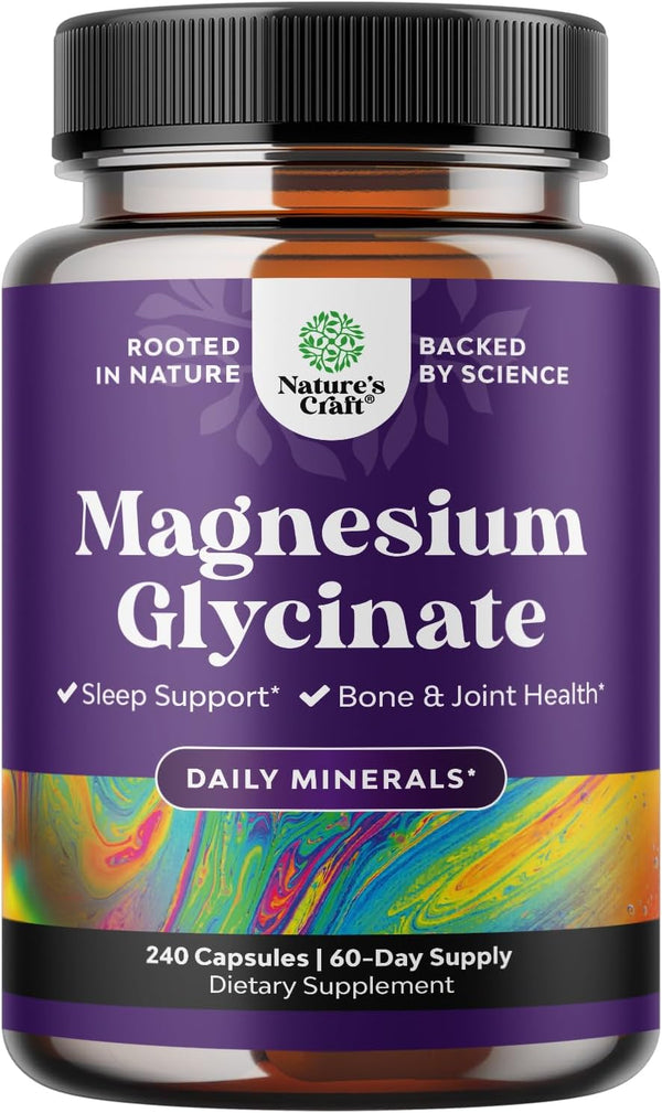 pure-magnesium-glycinate-supplement---magnesium-for-sleep-and-rest-capsules-for-men-women---unflavored-vegan-high-absorption-pills-for-muscle-cramps-relaxation-support---240-count-1