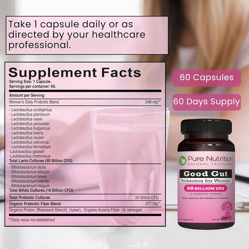 pure-nutrition-good-gut-womens-probiotics-50-billion-cfu-16-strains-60-caps-probiotics-for-women-with-organic-prebiotic-blend-once-daily-non-gmo-gluten-free-2