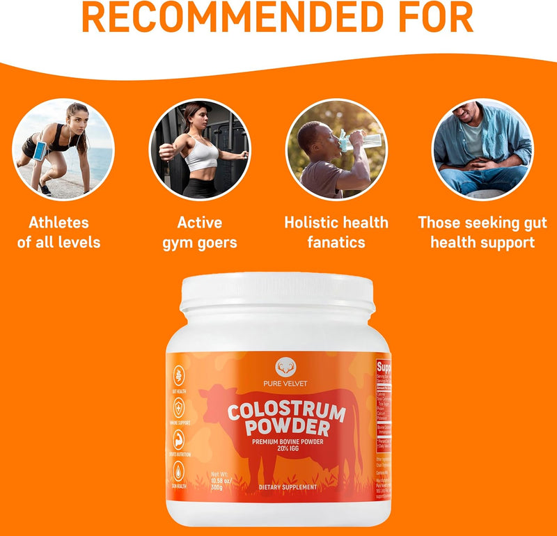 pure-velvet-colostrum-powder-for-gut-health-bloating-hair-growth-immune-support-bovine-cow-sourced-colostrum-protein-lactoferrin-supplement-contains-dairy-with-immunoglobulins-igg-10-ounce-4