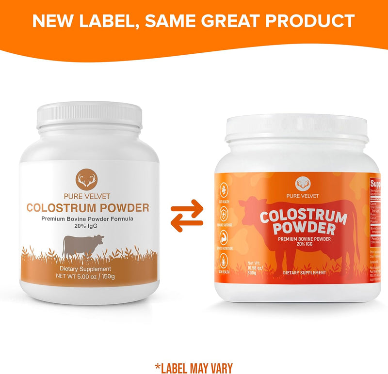 pure-velvet-colostrum-powder-for-gut-health-bloating-hair-growth-immune-support-bovine-cow-sourced-colostrum-protein-lactoferrin-supplement-contains-dairy-with-immunoglobulins-igg-10-ounce-5