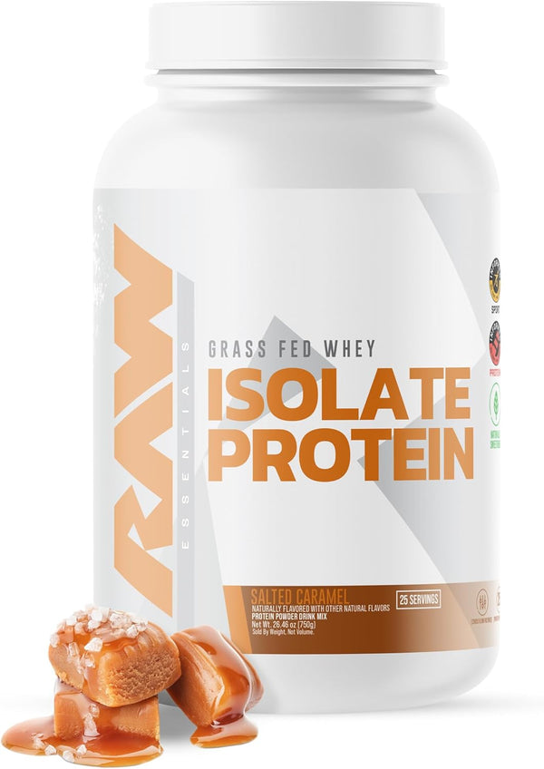 raw-whey-isolate-protein-powder-salted-caramel---100-grass-fed-sports-nutrition-whey-protein-powder-for-muscle-growth-recovery---low-fat-low-carb-naturally-flavored-sweetened---25-servings-1