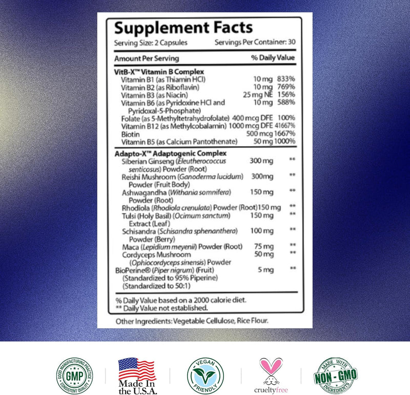 research-verified-energy-booster---natural-energy-support---60-capsules---caffeine-free---b-vitamins-and-adaptogens---1-month-supply-5