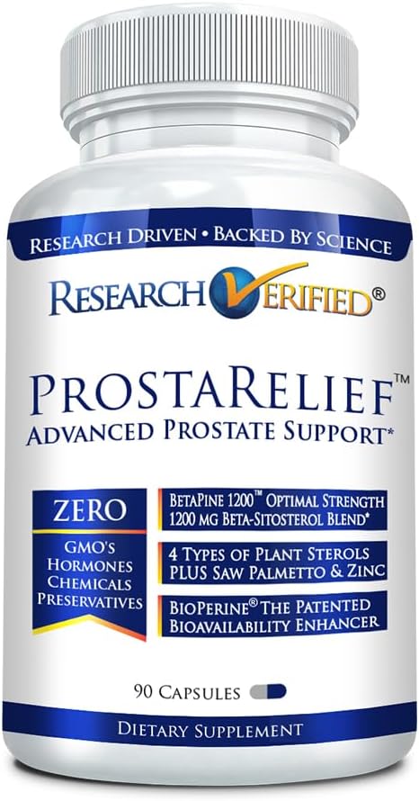 research-verified-prosta-relief---saw-palmetto-and-bioperine---prostate-health-bladder-urinary-health-drive-and-performance-pure-natural-90-capsules-pack-of-1-1