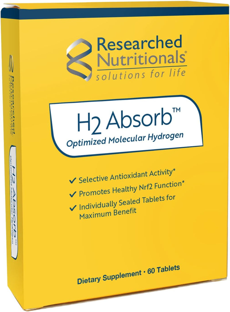 researched-nutritionals-h2-absorb-molecular-hydrogen-tablets---instant-hydrogenated-water-antioxidant-supplement---rejuvenating-drink-to-promote-energy-healthy-aging-60-tablets-1