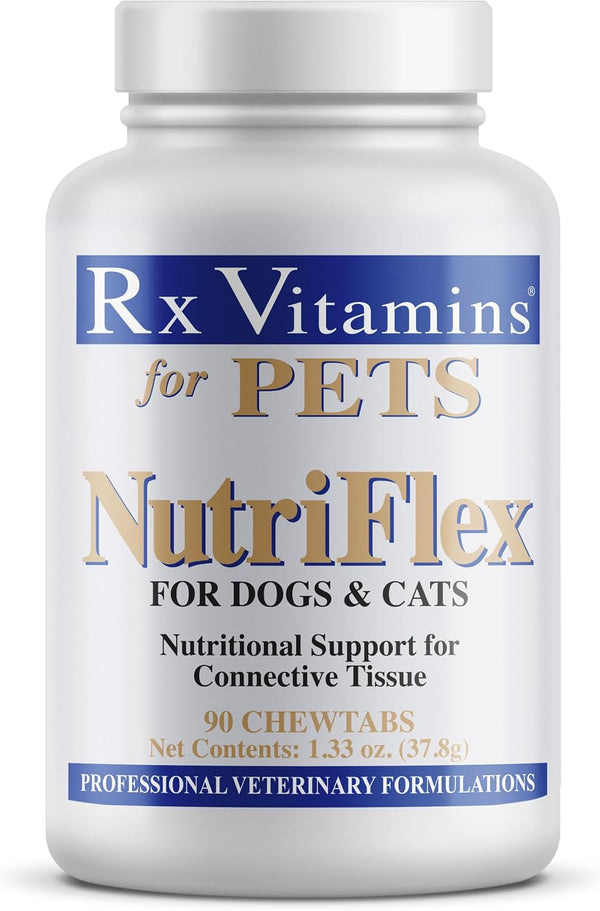 rx-vitamins-nutriflex-for-cats-dogs---glucosamine-for-dogs-hip-and-joint-supplement---with-bovine-collagen-and-chondroitin---joint-pain-relief-anti-inflammatory-for-dogs---beef-liver-90-chews-1