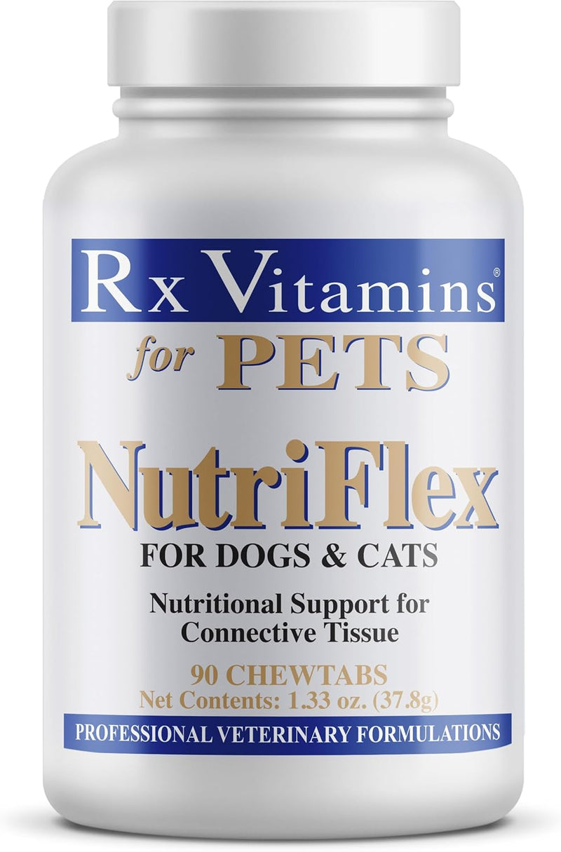 rx-vitamins-nutriflex-for-cats-dogs---glucosamine-for-dogs-hip-and-joint-supplement---with-bovine-collagen-and-chondroitin---joint-pain-relief-anti-inflammatory-for-dogs---beef-liver-90-chews-1