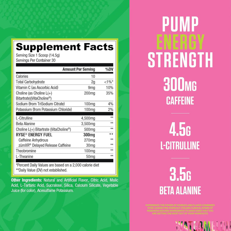 ryse-loaded-pre-workout-powder---sour-punch-watermelon---daily-pre-workout-for-men-women-with-300mg-caffeine-beta-alanine-and-citrulline-for-pump-focus-and-energy---30-servings-2