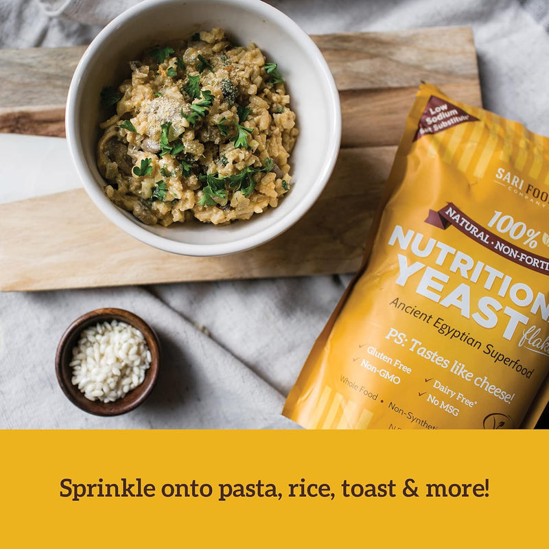 sari-foods-non-fortified-nutritional-yeast-flakes---24oz-or-8oz---organic-superfood-protein-gluten-free-dairy-free-vegan-cheese-parmesan-substitute-vitamins-b-beta-glucans-18-amino-acids-5