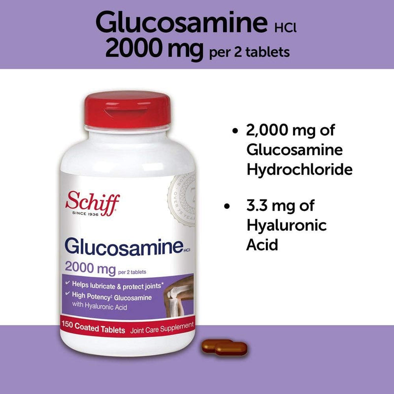 schiff-glucosamine-with-hyaluronic-acid-2000mg-glucosamine-joint-care-supplement-helps-lubricate-protect-joints-150-count-pack-of-2-3