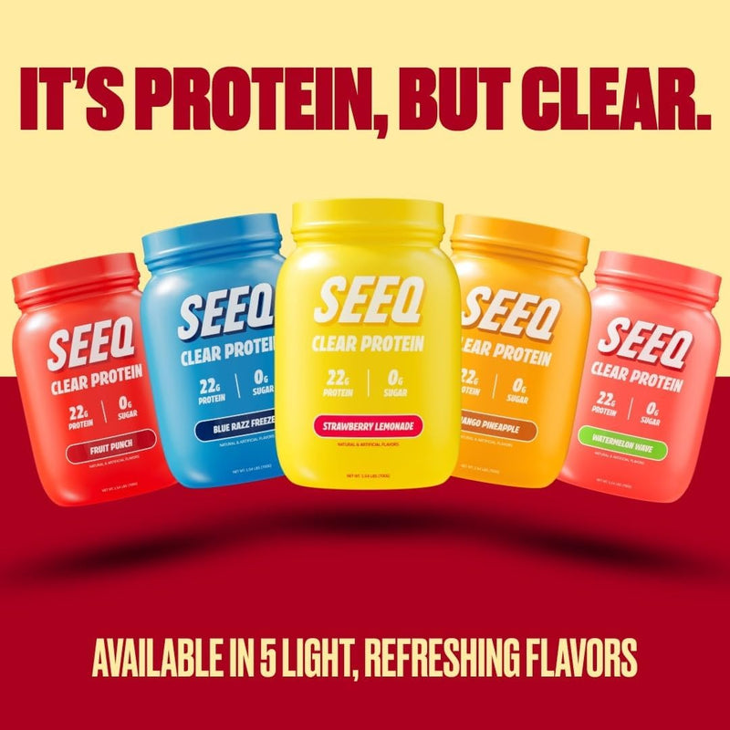 seeq-clear-whey-isolate-protein-powder-strawberry-lemonade---25-servings-22g-protein-per-serving---0g-lactose-sugar-free-keto-friendly-soy-free---juice-like-protein-post-workout-6