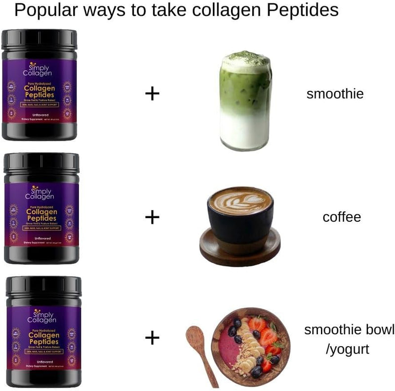simply-collagen-hydrolyzed-collagen-peptides---enhances-strengthens-hair-skin-nails-bones-joints---grass-fed-type-i-iii---41-servings-per-container-5