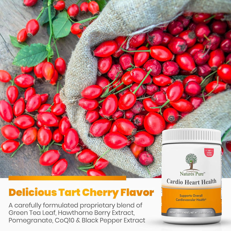 simply-natures-pure---cardio-heart-health-nitric-oxide-booster-support-supplement-powder-with-l-arginine-5000-mg-l-citrulline-1000-mg-and-hawthorne-berry-1682-ounces---tart-cherry-flavor-4