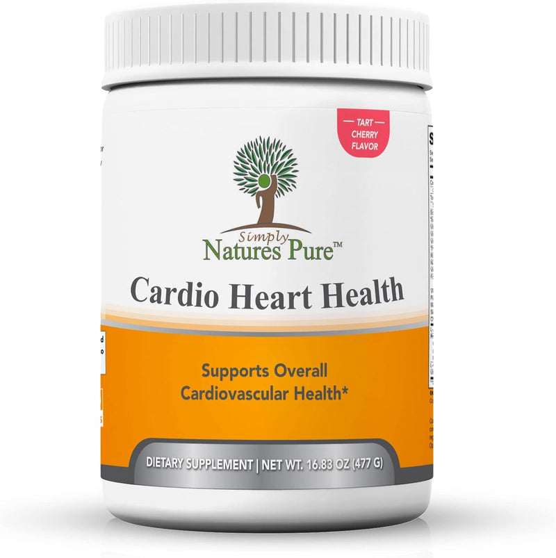 simply-natures-pure---cardio-heart-health-nitric-oxide-booster-support-supplement-powder-with-l-arginine-5000-mg-l-citrulline-1000-mg-and-hawthorne-berry-1682-ounces---tart-cherry-flavor-5