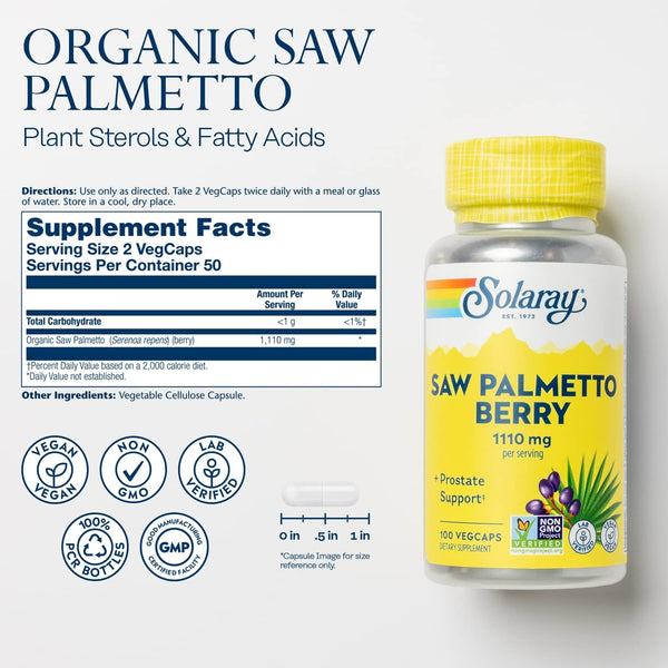 solaray-saw-palmetto-berry-1110-mg-organic-saw-palmetto-for-men-healthy-prostate-support-from-fatty-acids-plant-sterols-non-gmo-vegan-lab-verified-60-day-guarantee-50-servings-100-vegcaps-1