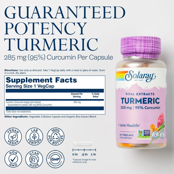 solaray-turmeric-300-mg---joint-support-supplement---turmeric-root-extract-with-95-curcumin---joint-health-and-heart-health-support---vegan-lab-verified-60-day-guarantee-60-ct-1