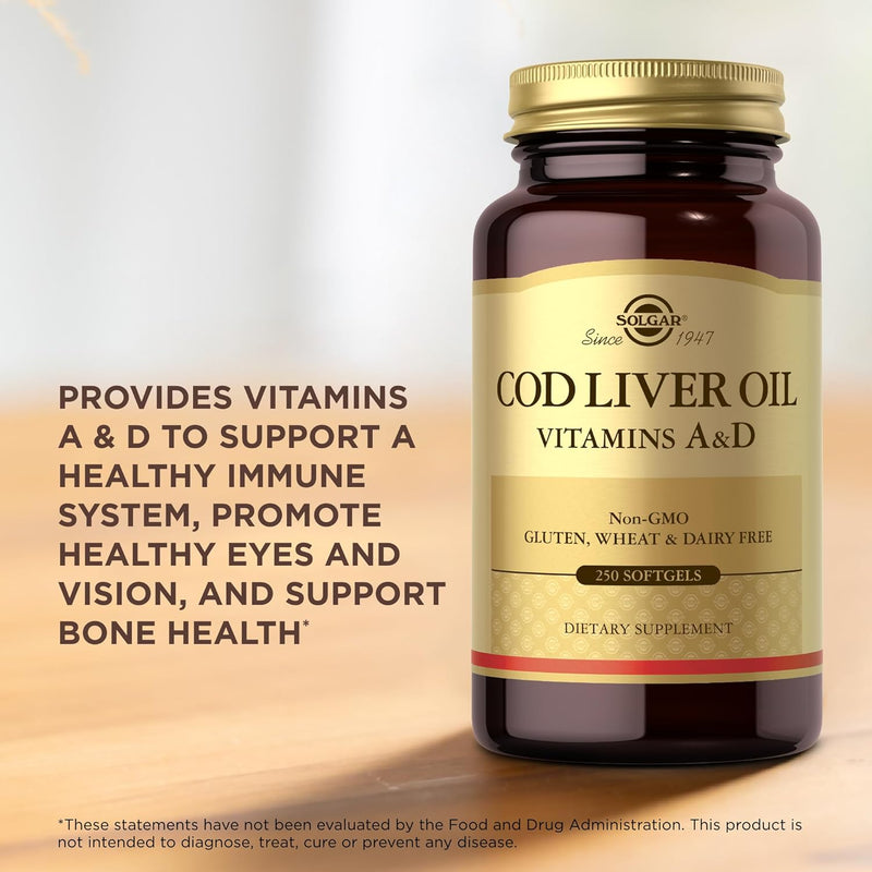 solgar-cod-liver-oil---250-softgels-pack-of-2---provides-vitamins-a-d---non-gmo-gluten-free---500-total-servings-6