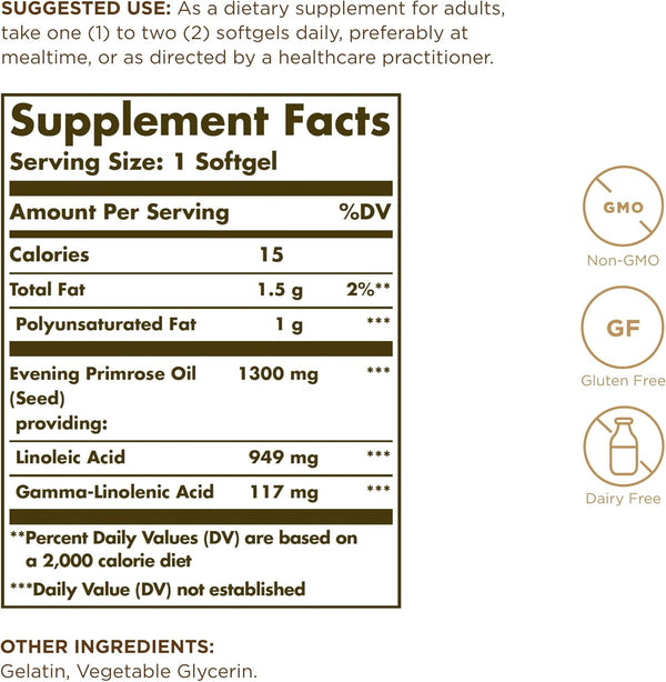 solgar-evening-primrose-oil-1300-mg---60-softgels-pack-of-3---cold-pressed-source-of-gla---non-gmo-gluten-free---180-total-servings-1