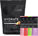 sports-research-hydrate-electrolytes-powder-packets---sugar-free-naturally-flavored-with-vitamins-minerals-and-coconut-water---supports-hydration---16-packets---variety-pack-1