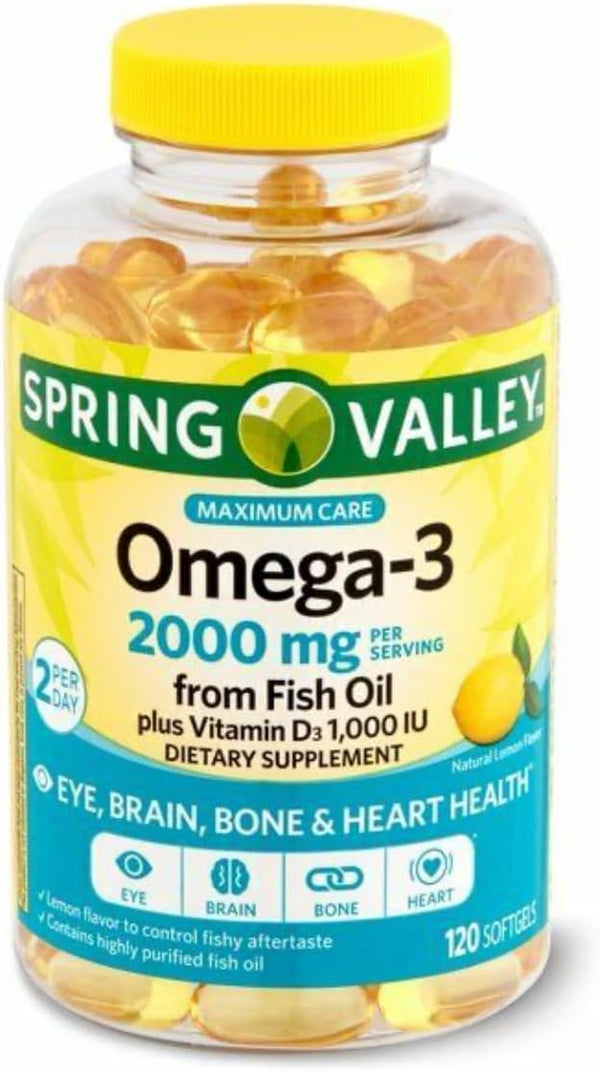 spring-valley-omega-3-from-fish-oil-2000-mg-eye-brain-heart-health-lemon-180-softgels-pack-of-2-1